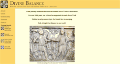 Desktop Screenshot of divinebalance.org